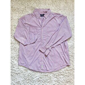 Vineyard Vines Performance Slim Fit Murray Shirt Pink Plaid Button-Down XL